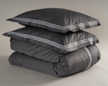 BEDFORD GREY/WHITE Dubbel i gruppen Sängkläder / Dubbelpåslakan hos Grand Design (9403-18-DUBBEL)